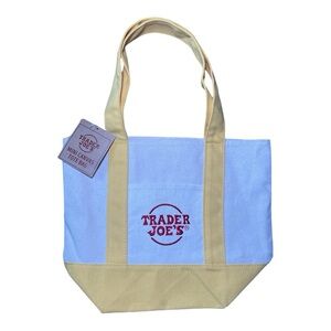 ✨🆕 NWT✨ Trader Joe’s Mini Canvas Tote Bag 💛Yellow💛